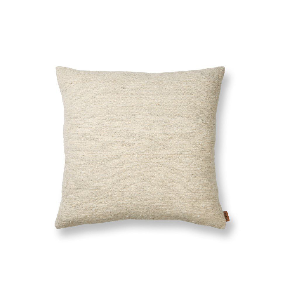 FERM LIVING Nettle Cushion - Organic Cotton Pillow Cover for Sofa, Bed & Home Decor - Natural Textured Throw Pillow for Living Room, Bedroom & Nursery
