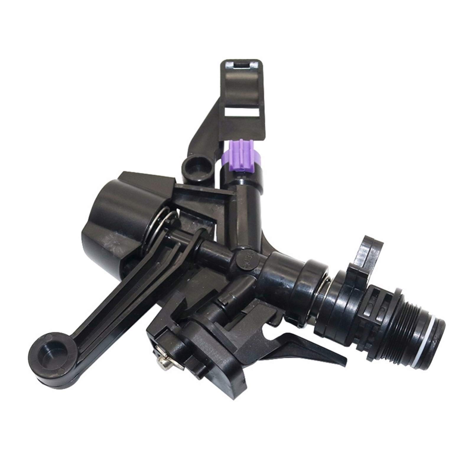 Adjustable Rotary Garden Sprinkler with Double Nozzle - 3/4