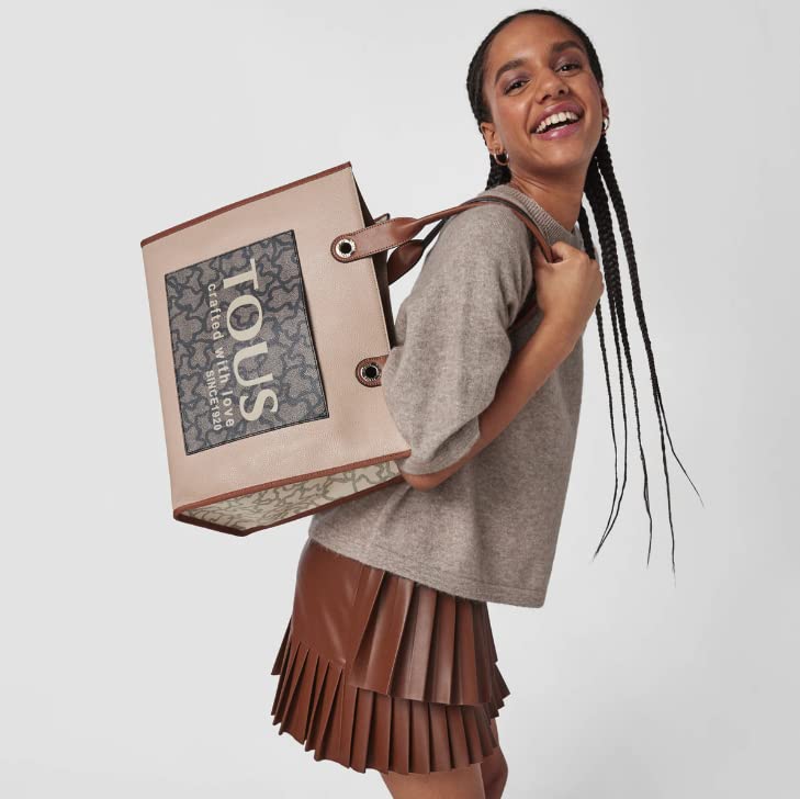 TOUS Amaya Kaos Icon Shopping Bag - Stylish & Durable Women's Handbag for Work, Travel & Everyday Use