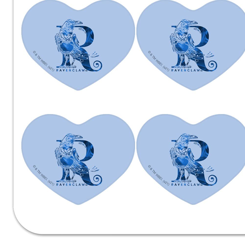 Harry Potter Ravenclaw Heart-Shaped Planner Stickers - Scrapbook & Calendar Decorative Stickers for Journaling, DIY Crafts, and School Supplies | Perfect for Bullet Journals, Planners, and Scrapbooking Projects