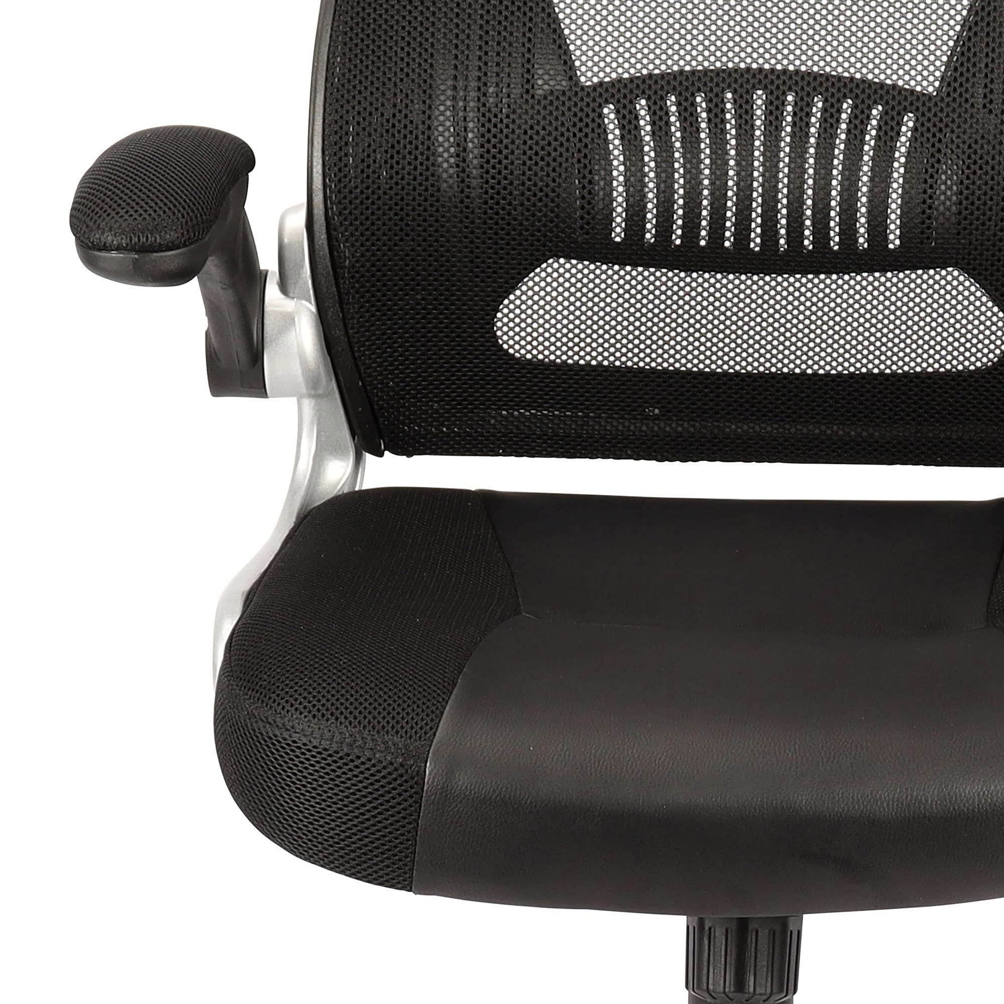 Ergonomic Modern Office Chair - Adjustable Height, Lumbar Support & Swivel - Black Mesh Computer Desk Chair for Home & Office Workspace - Perfect for Long Hours of Sitting & Productivity