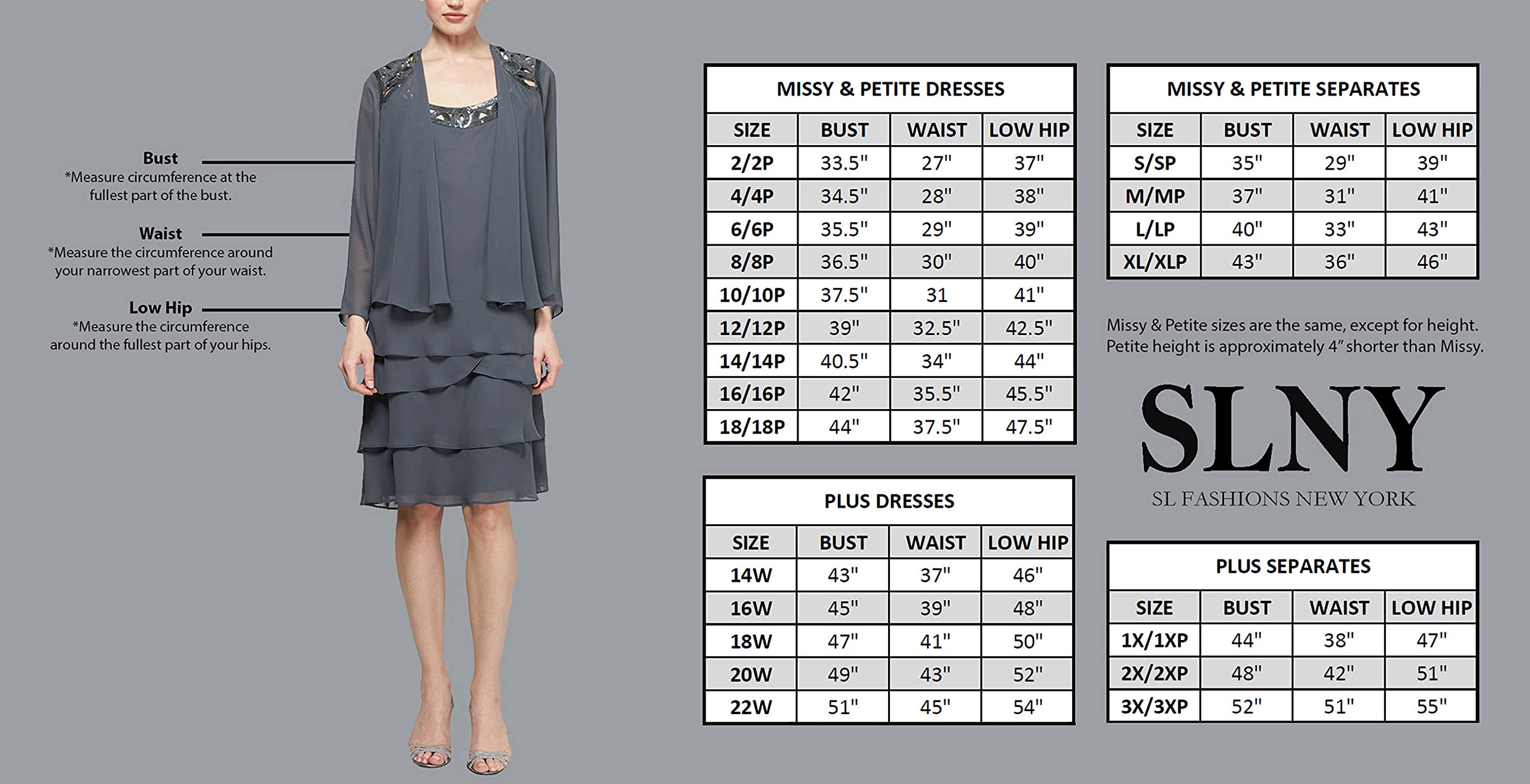 S.L. Fashions Women's Sleeveless Chiffon Wrap Dress with Cascade Ruffle - Flowy Summer Dress for Wedding Guest, Beach Vacation & Casual Outings