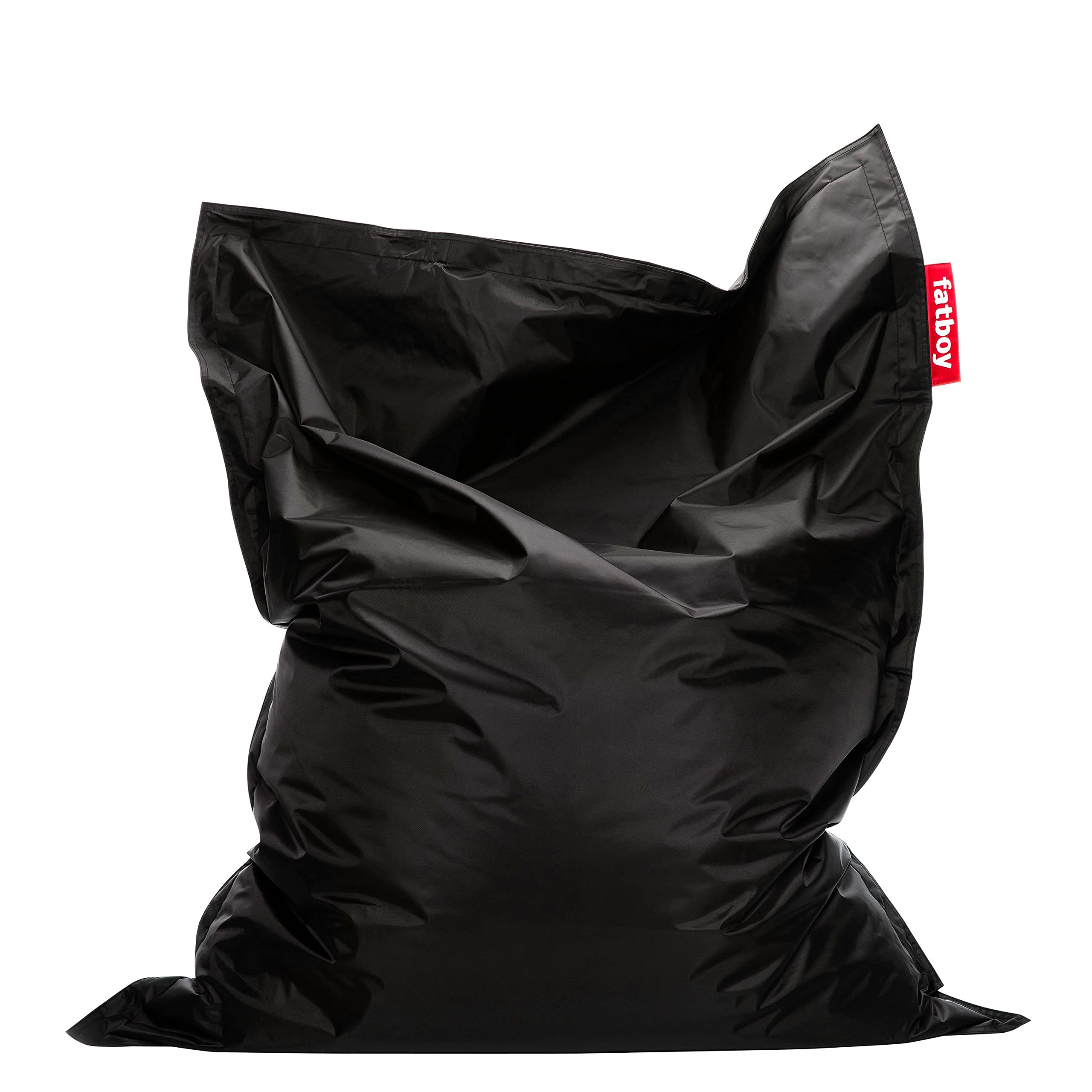 Fatboy Original Bean Bag Chair - Small, Black - Ultra Comfortable & Stylish for Living Room, Bedroom, or Game Room Relaxation