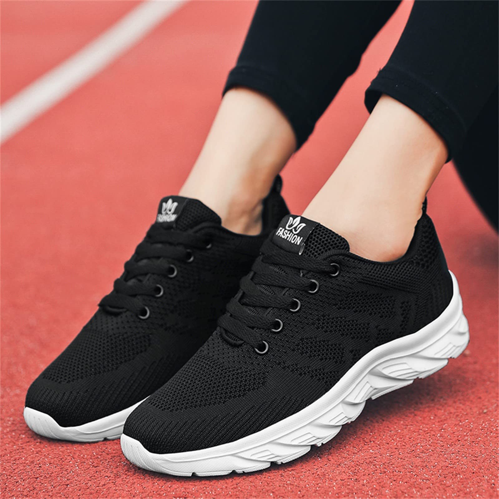 Women's Lightweight Slip-On Walking Tennis Shoes - Breathable Running Sneakers for Gym, Work, Travel & Casual Wear | Comfortable Fashion Sneakers for Everyday Use