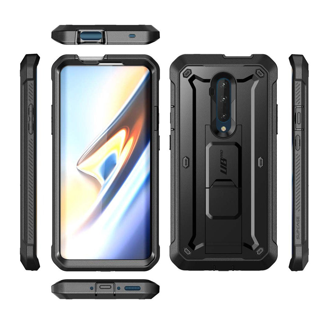OnePlus 7T Pro Case, Unicorn Beetle Pro Rugged Holster Protective Cover - Shockproof & Drop Proof for OnePlus 7T Pro - Perfect for Outdoor, Work & Daily Use (Black)