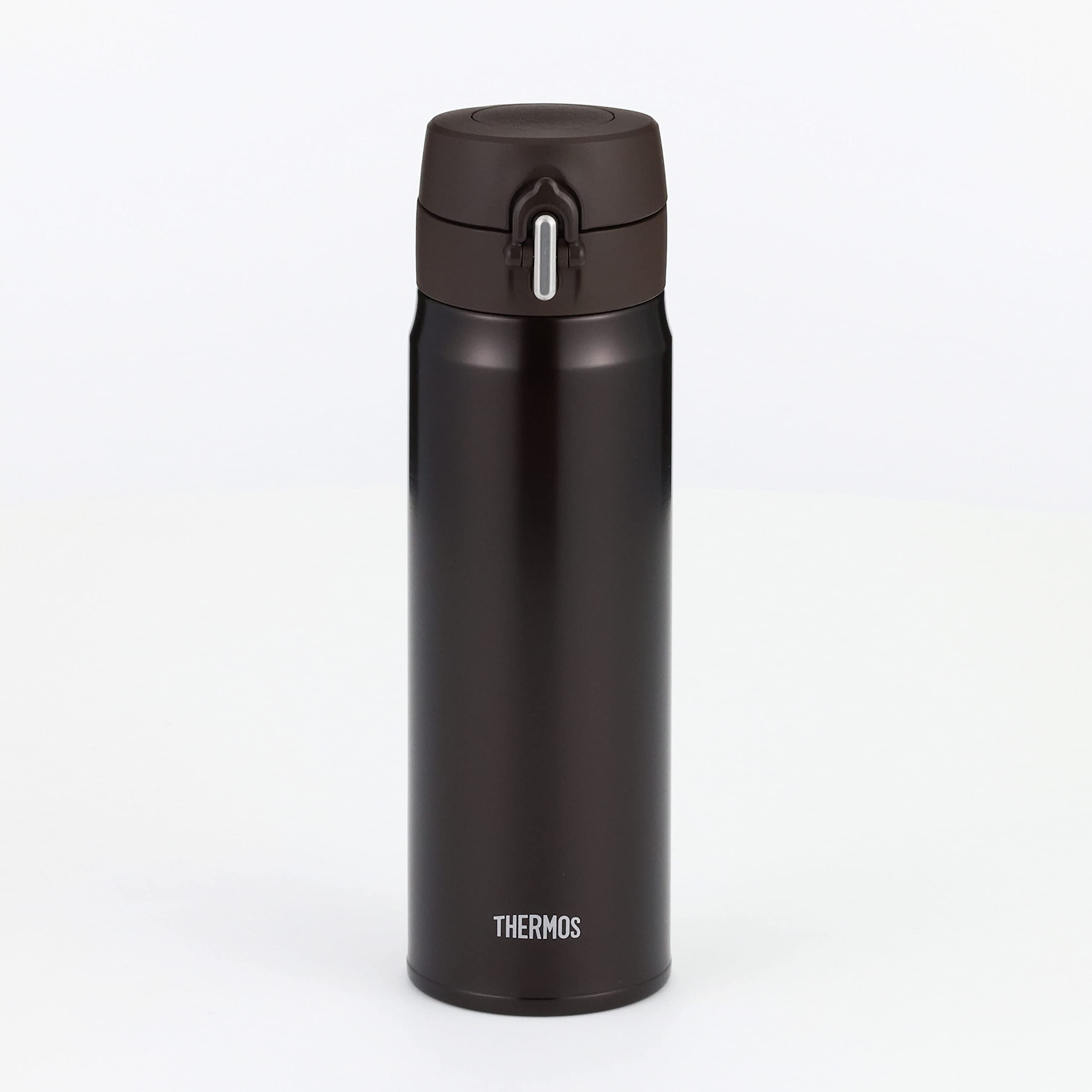 Thermos JOH-500 BW Vacuum Insulated Stainless Steel Travel Mug - 16.9oz (500ml) Brown Coffee Thermos for Hot & Cold Drinks - Perfect for Office, Commuting, Camping & Outdoor Activities