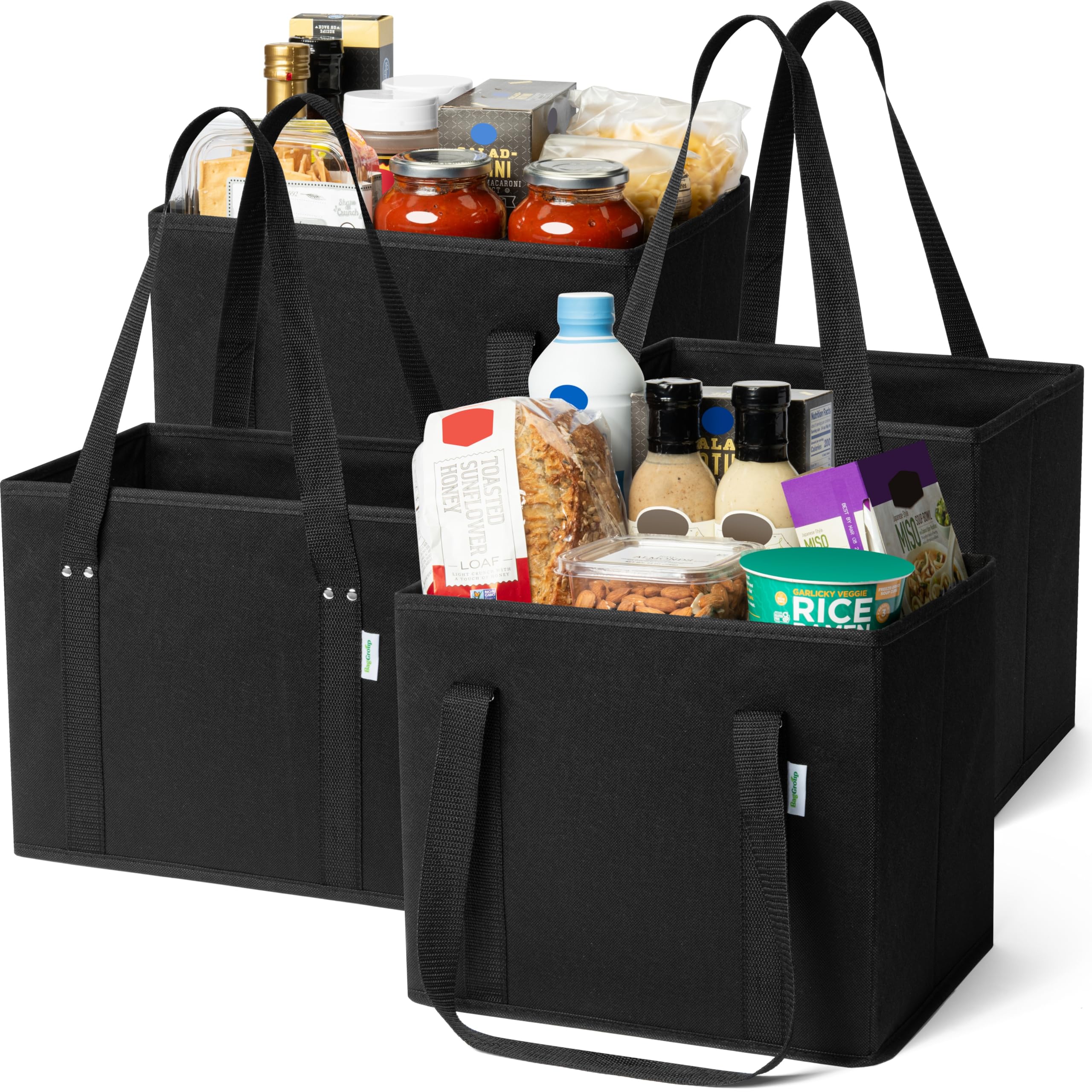 Eco-Friendly Reusable Grocery Bags & Shopping Totes - Durable Foldable Bags for Groceries, Shopping, Beach & Travel - Perfect for Sustainable Lifestyle & Zero Waste Living