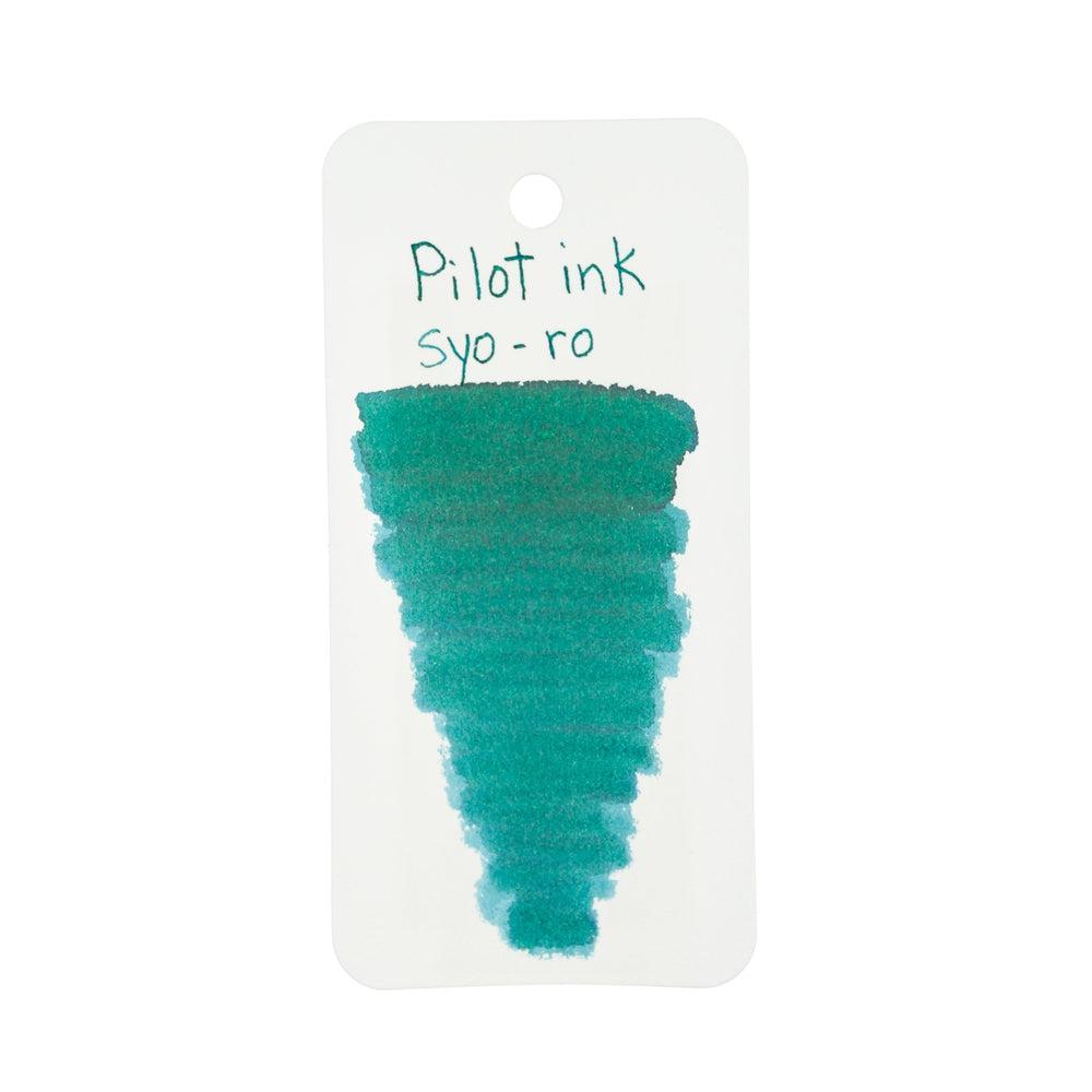 Premium Pilot Iroshizuku Syo-ro Fountain Pen Ink Bottle (50ml) - Smooth Flow, Vibrant Green-Tea Shade for Calligraphy, Journaling & Artistic Writing