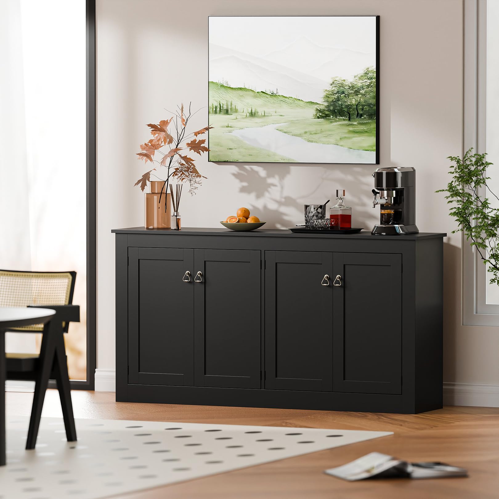 Cozy Castle Buffet Cabinet with Storage - 57.5
