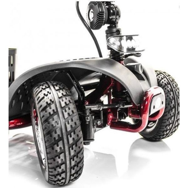 Golden Technologies LiteRider 4 Wheel Mobility Scooter GL141 - Lightweight Foldable Electric Scooter for Adults & Seniors - Indoor & Outdoor Use for Shopping, Travel, and Daily Mobility