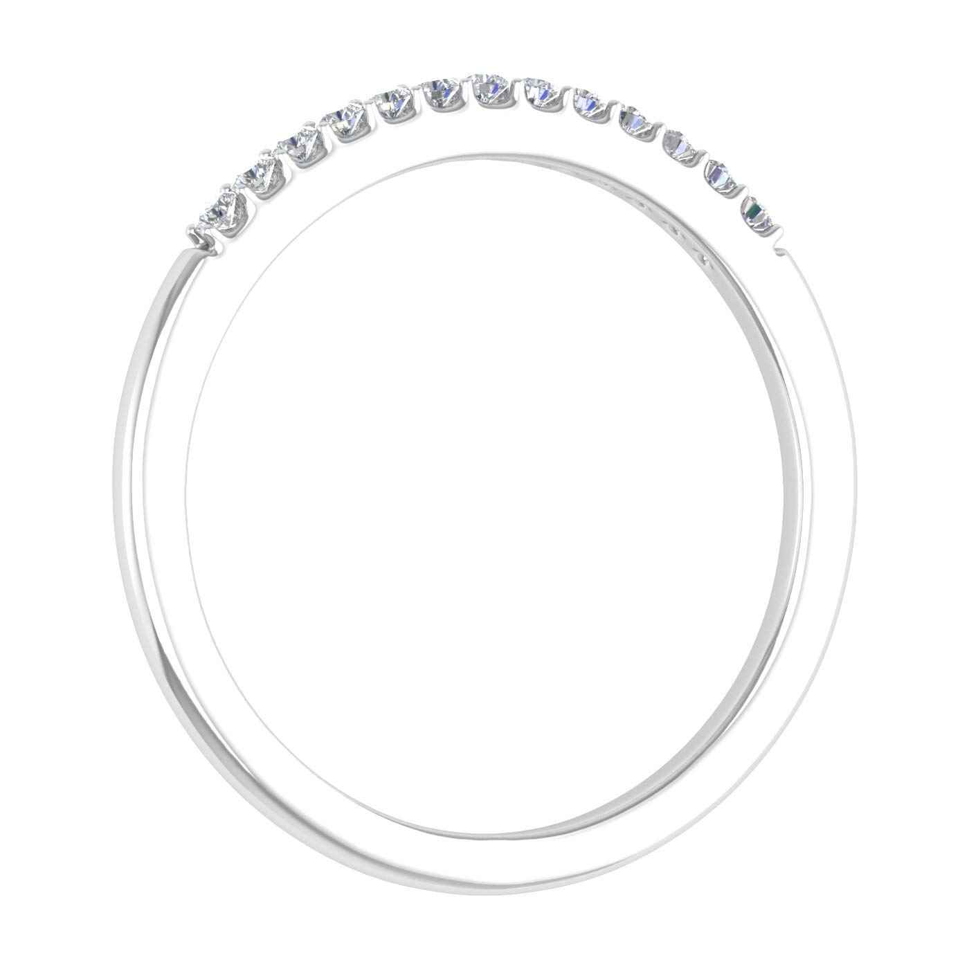 1/10 Carat Diamond Anniversary Ring Band in 10K Gold - Elegant Wedding & Engagement Jewelry for Women - Perfect for Anniversaries, Proposals & Special Occasions