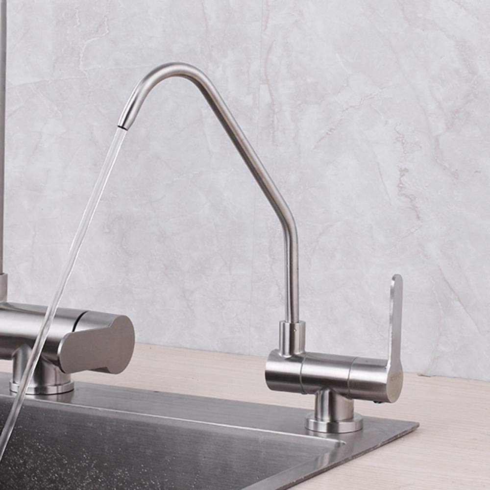 Stainless Steel Folding RO Faucet for Kitchen Sink - Pure Water Filter
