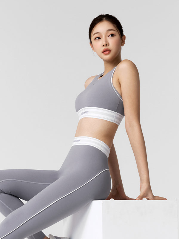Black Label 360N Active Fit Sports Bra Top for Women - High Support Workout, Yoga & Running - Breathable Seamless Comfort for Gym & Fitness