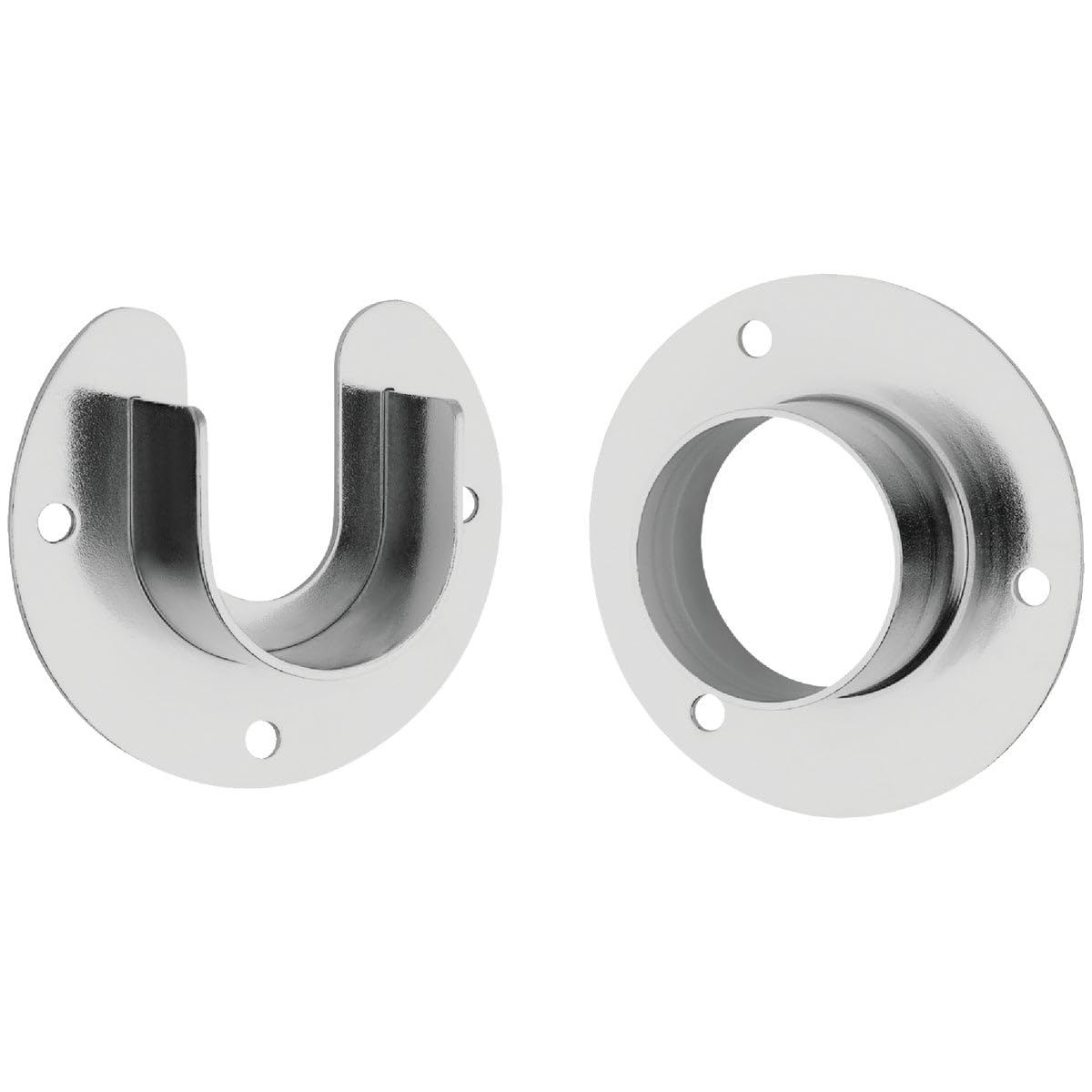 National Hardware S822-080 Chrome Plated Flange Set Closet Hd - Durable Bathroom Hardware for Toilet Tank Installation & Plumbing Repairs