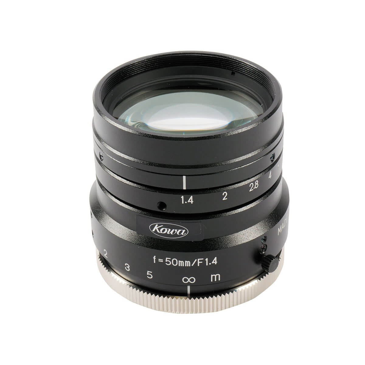 LM50HC SW 50mm F1.4 C Mount Lens for CCTV Cameras - High Speed Manual Focus Prime Lens for Surveillance, Photography & Videography