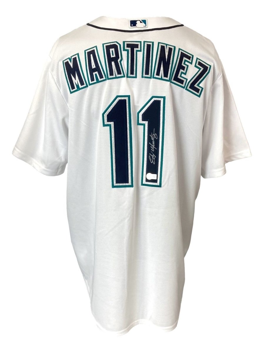 Edgar Martinez Autographed Seattle Mariners Nike Replica Baseball Jersey - Authentic MLB Memorabilia for Collectors & Fans - Perfect for Display, Gifts, and Sports Memorabilia Collections