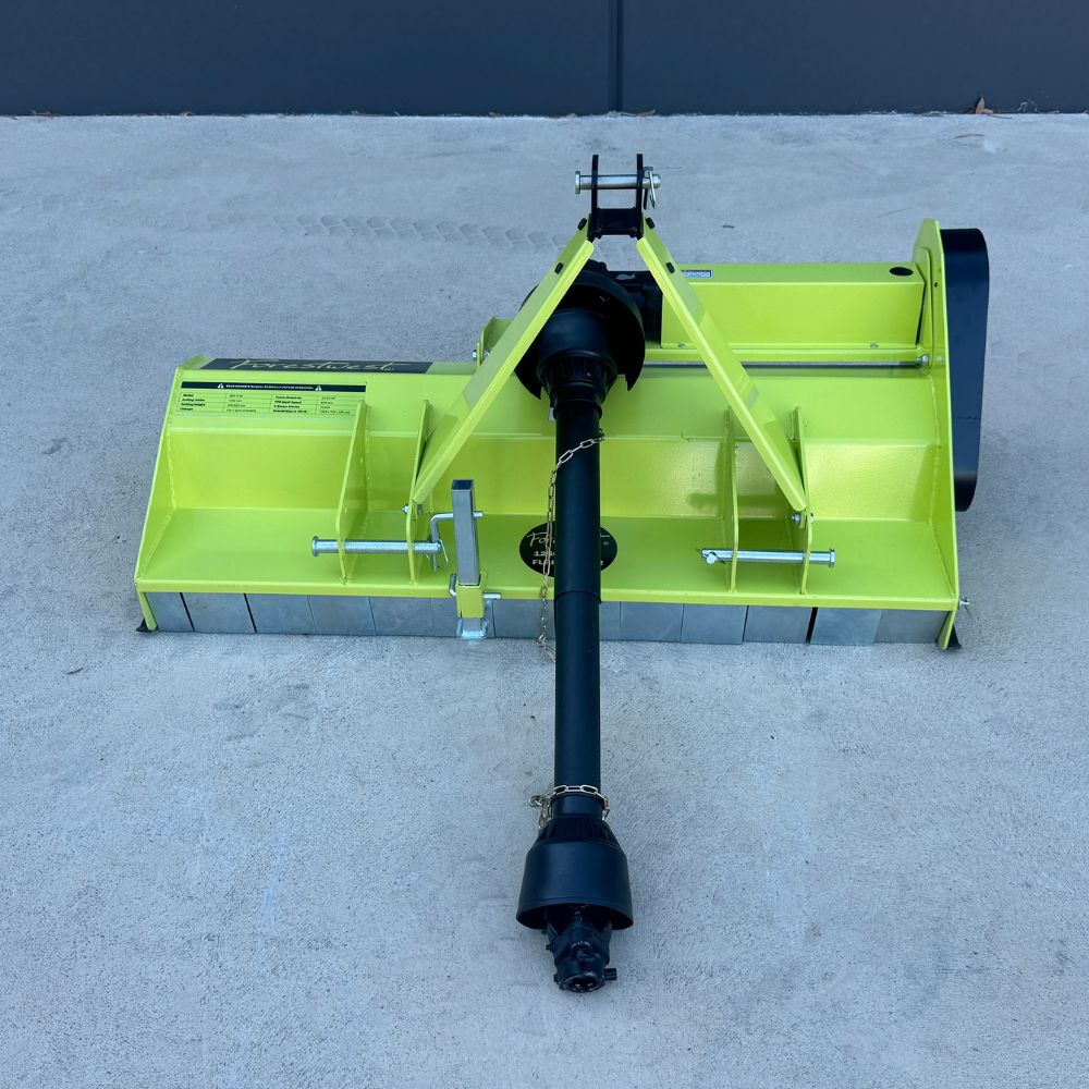 Forestwest 1250MM Tractor PTO Flail Mower BM11135 - Heavy Duty Rotary Cutter for Farming, Landscaping & Pasture Maintenance - Compatible with 30-80HP Tractors