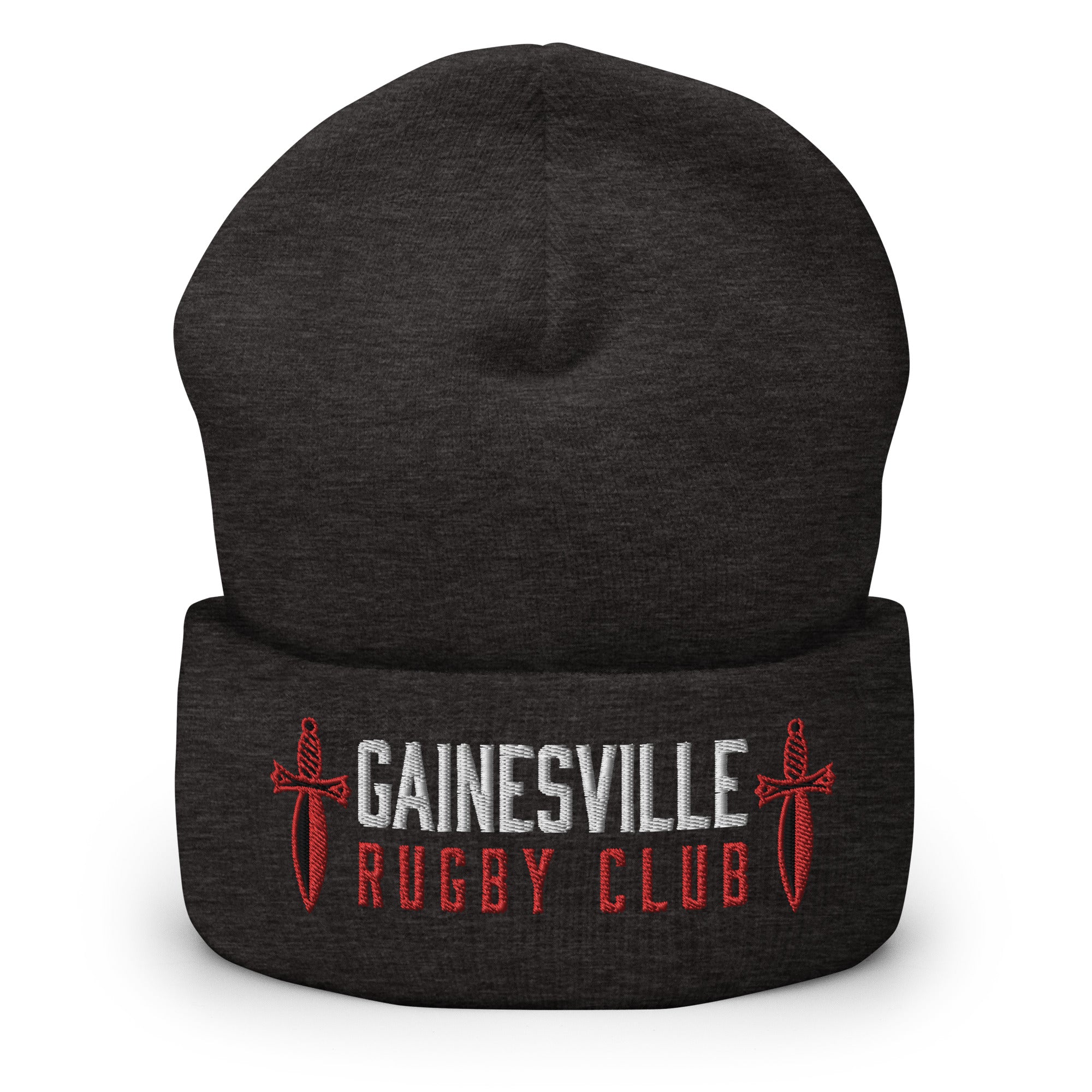 Gainesville Spartans RFC Cuffed Beanie - Warm Winter Knit Hat for Men & Women - Perfect for Rugby Fans, Outdoor Sports, and Cold Weather Activities