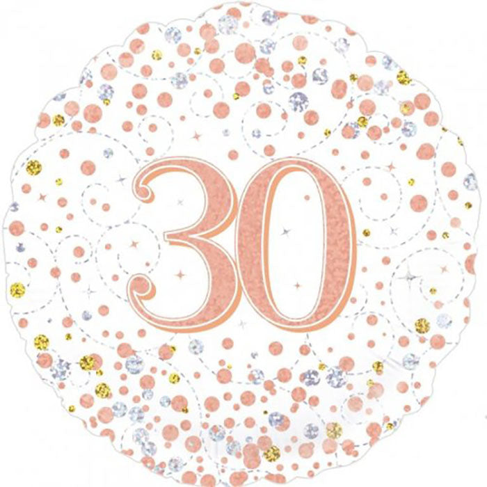 Elegant Rose Gold Birthday Foil Balloons - Perfect for Birthday Parties, Baby Showers & Wedding Decorations