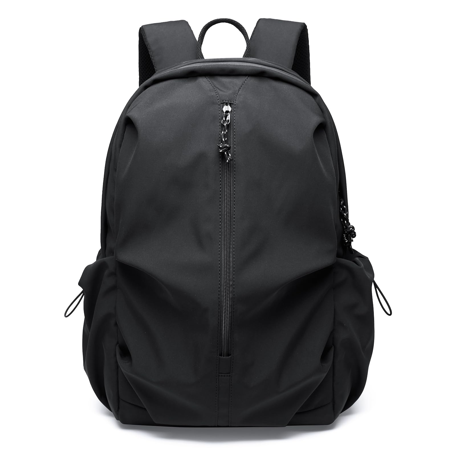Waterproof Black Backpack for Laptop - Lightweight & Durable College Bookbag, Gym & Travel Daypack for Men & Women | Perfect for Work, School & Outdoor Adventures