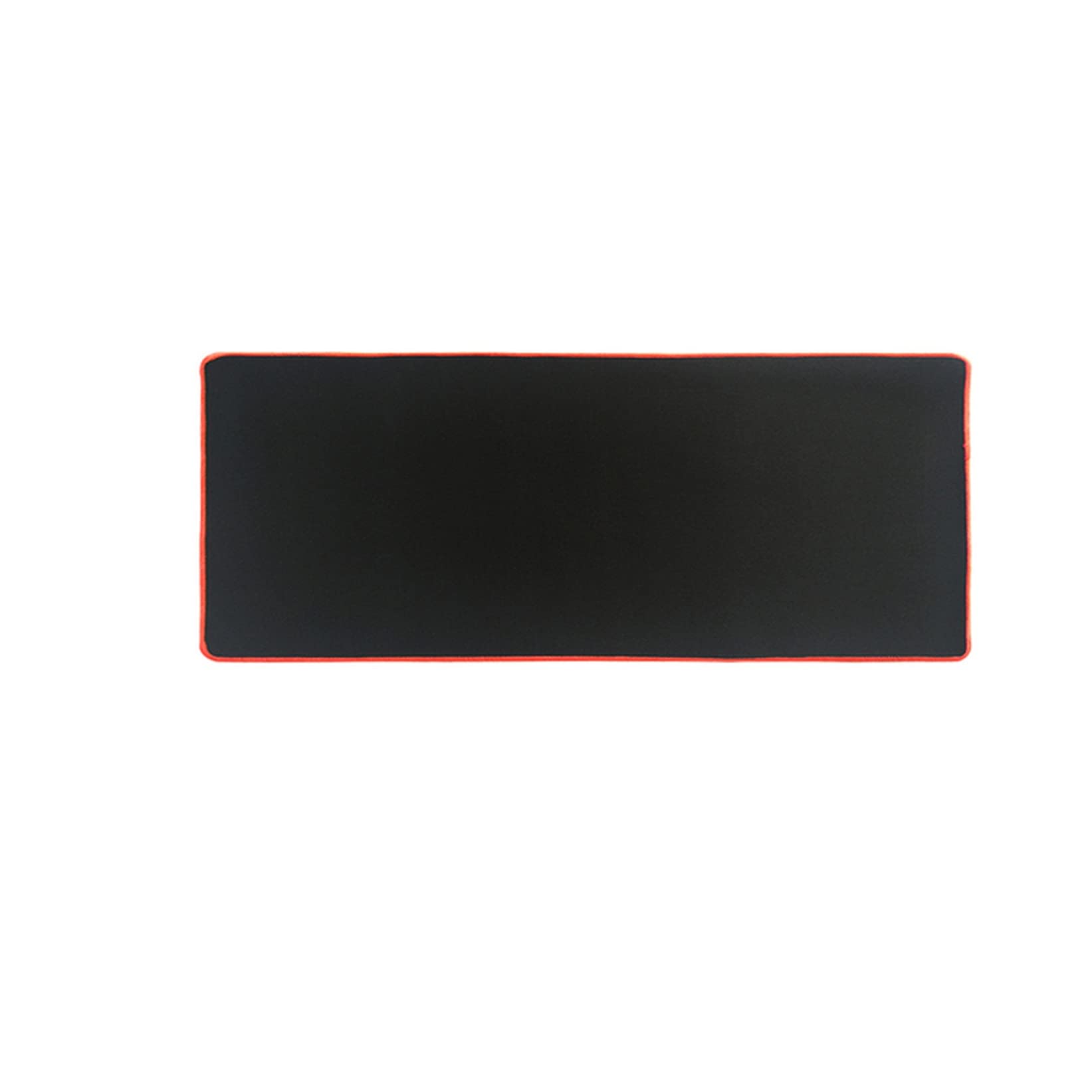 Chaber Large Gaming Mouse Pad - Pure Black with Colorful Lockedge, 250x300x2mm (Red) - Non-Slip Desk Mat for PC, Laptop, Notebook - Perfect for Gaming, Office Work & Home Use