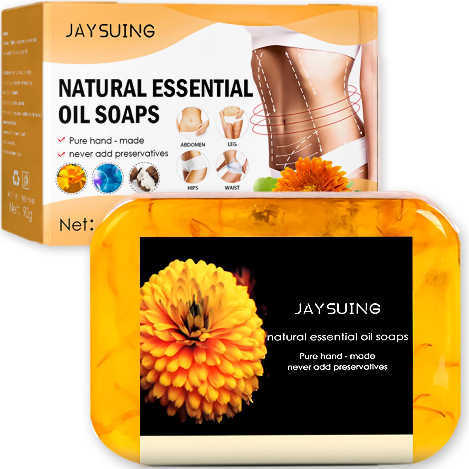 Organic Ginger Slimming Soap for Women - Body Firming, Tightening & Toning Soap for All Skin Types | Natural Weight Loss & Cellulite Reduction | Perfect for Post-Pregnancy & Daily Body Care