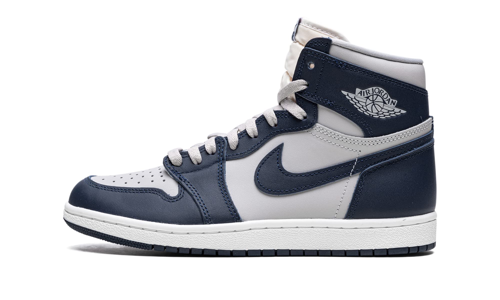 Jordan Men's Air 1 High 85 Basketball Shoes BQ4422-400 Georgetown Blue - Size 8.5 - Retro Sneakers for Casual Wear & Street Style