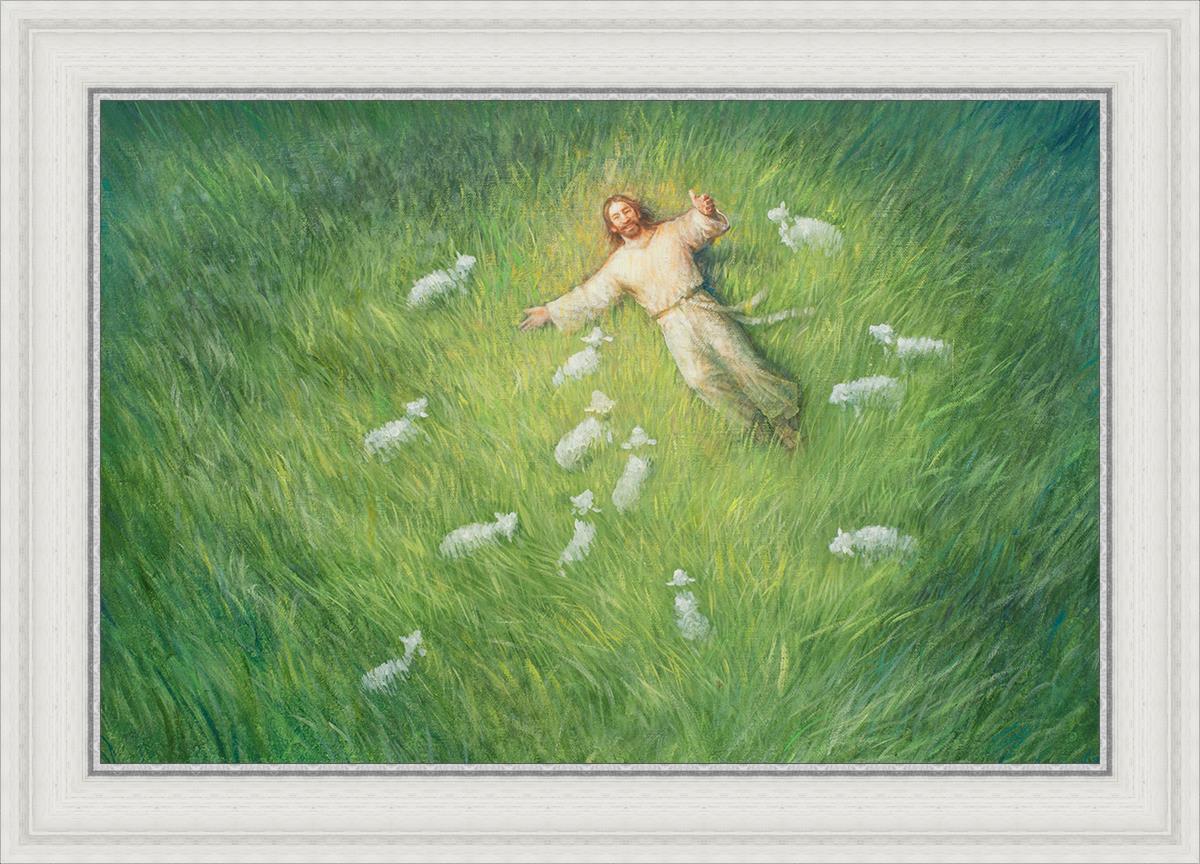 Lie Down By Yongsung Kim - Premium Canvas Wall Art for Home & Office Decor - Perfect for Living Room, Bedroom, and Workspace Aesthetics