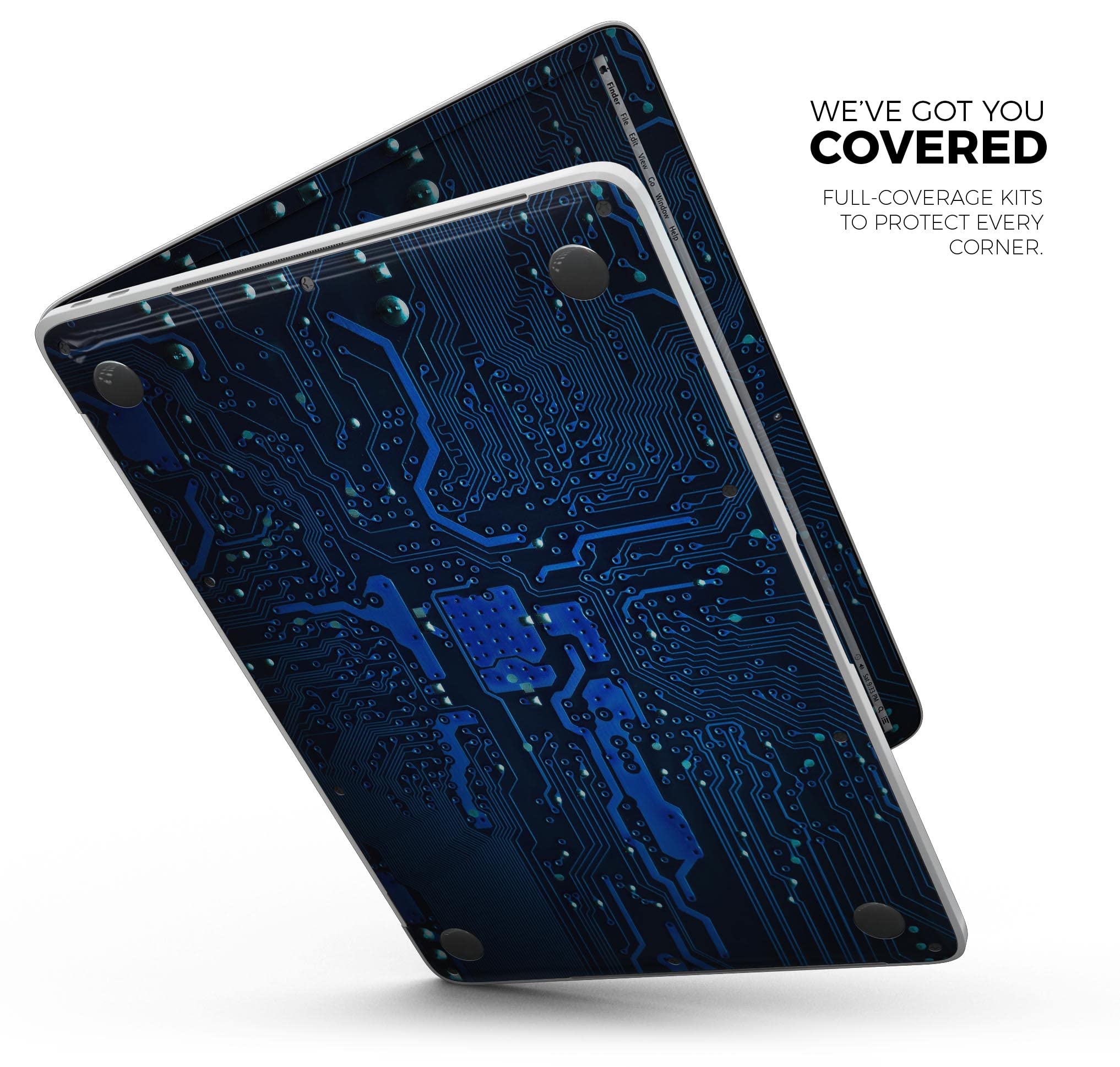 Electric Circuit Board Full-Body Wrap Scratch Resistant Decal Skin Kit for MacBook 13