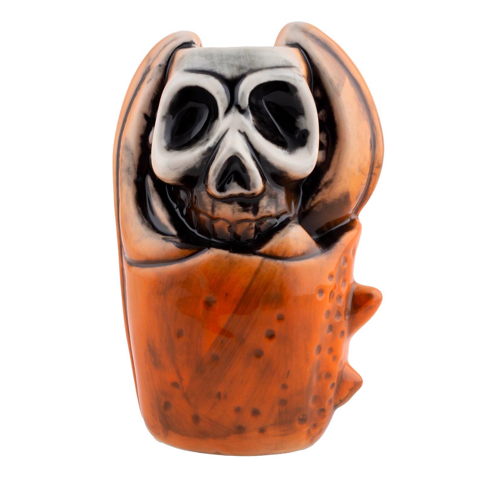 BarConic® Claw Skull Tiki Mug - Unique Handcrafted Ceramic Drinking Cup for Cocktails, Beer & Tropical Drinks - Perfect for Halloween Parties, Tiki Bars & Themed Events