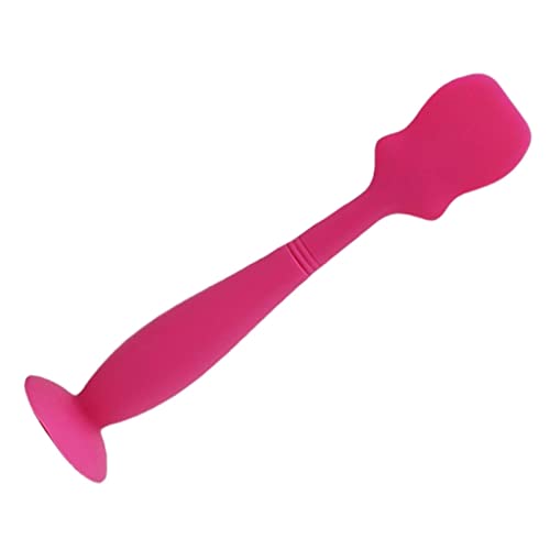 Soft Silicone Spatula for Kids - Comfortable & Safe Kitchen Utensil for Baking, Cooking, and Cake Decorating - Rose Red Color (Perfect for Girls' Birthday Parties & Family Baking Activities)