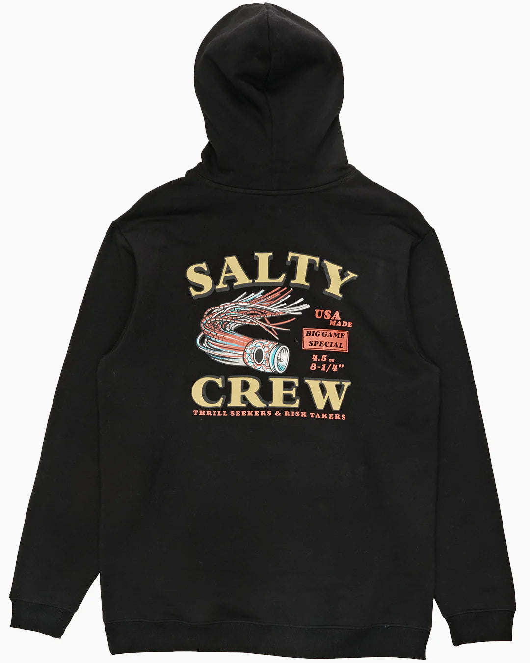 Salty Crew Men's MW Hooded Fleece Jacket - Warm & Comfortable Fishing Apparel for Outdoor Adventures