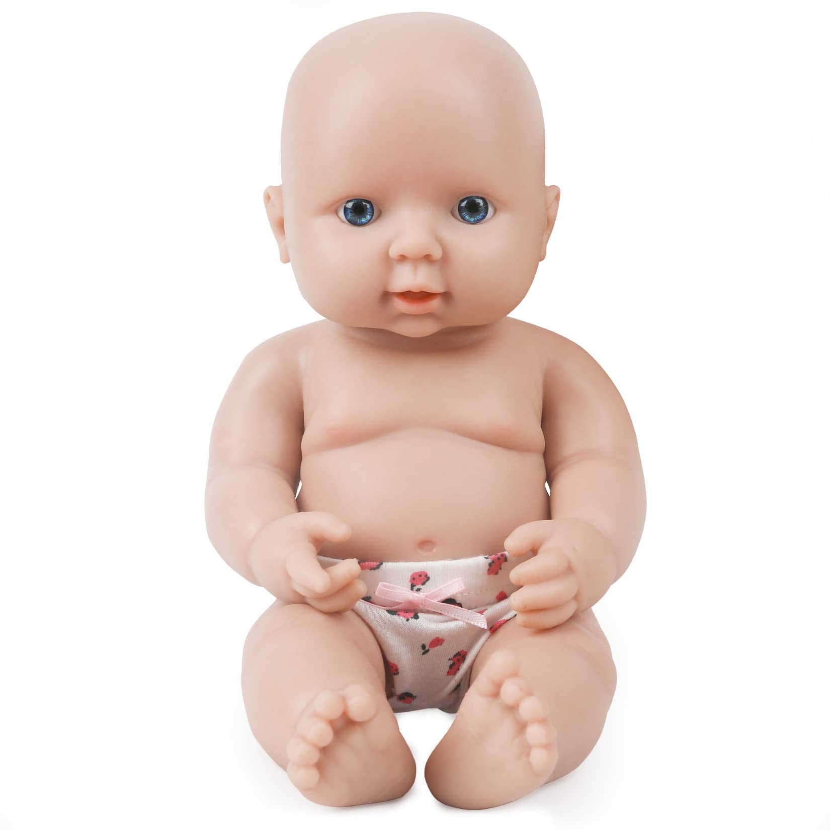 IVITA 12 Inch Realistic Silicone Reborn Baby Doll - Full Body Soft Newborn Girl Doll (Not Vinyl) | Perfect for Collectors, Gift Giving, Photography Props & Therapy Use