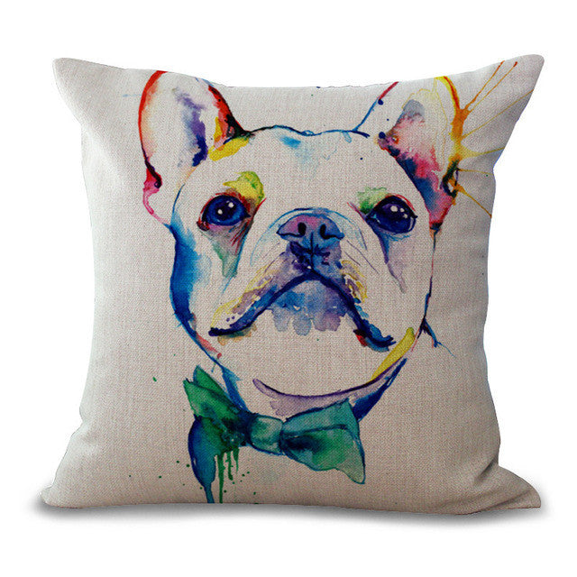 Bullfight Dog Pillow Cases - Soft & Durable Dog Pattern Pillow Covers for Home Decor, Bedroom, Living Room, and Gifts