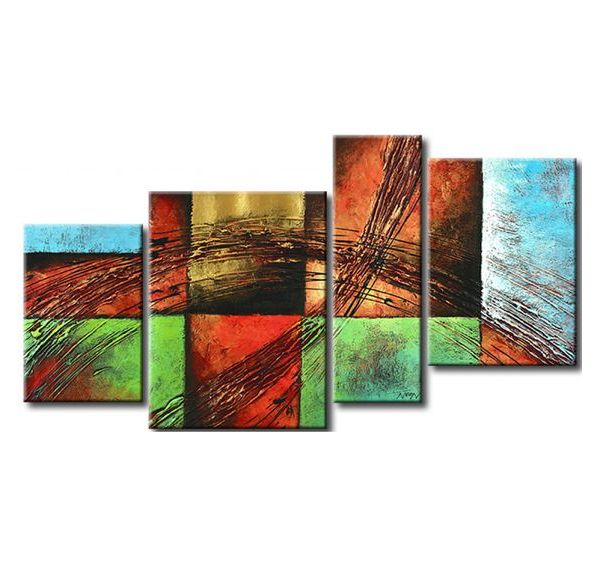 Modern Abstract Acrylic Wall Art Painting - Textured Contemporary Canvas Artwork for Living Room Decor | Perfect for Home, Office & Gallery Wall Displays