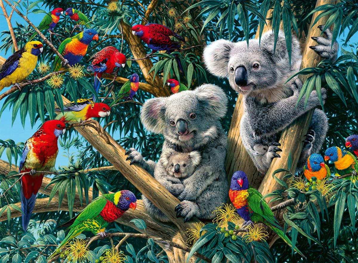 Ravensburger 500-Piece Adult Jigsaw Puzzle - Koalas in the Tree (14826) - Perfect for Family Game Night & Stress Relief