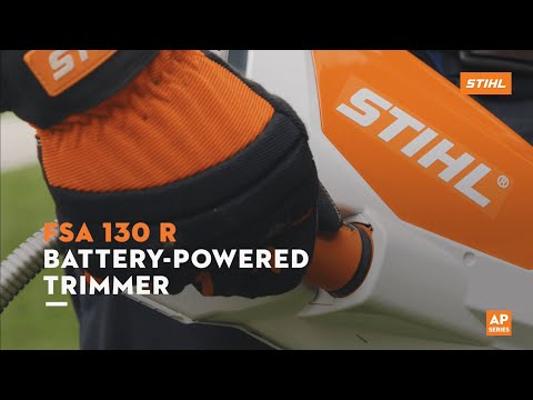 STIHL FSA 130 R Lightweight Lithium-Ion Battery Brush Cutter - Cordless Grass Trimmer for Lawn Care, Yard Maintenance & Landscaping
