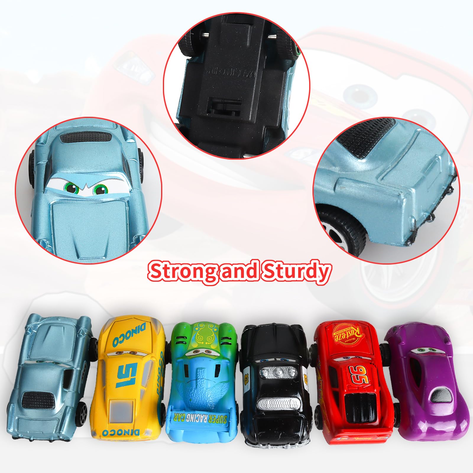JunMallko 12-Piece Mini Car Toy Set - Small Friction-Powered Toy Cars for Kids Ages 3+ - Perfect for Playtime, Birthday Gifts & Early Learning Development