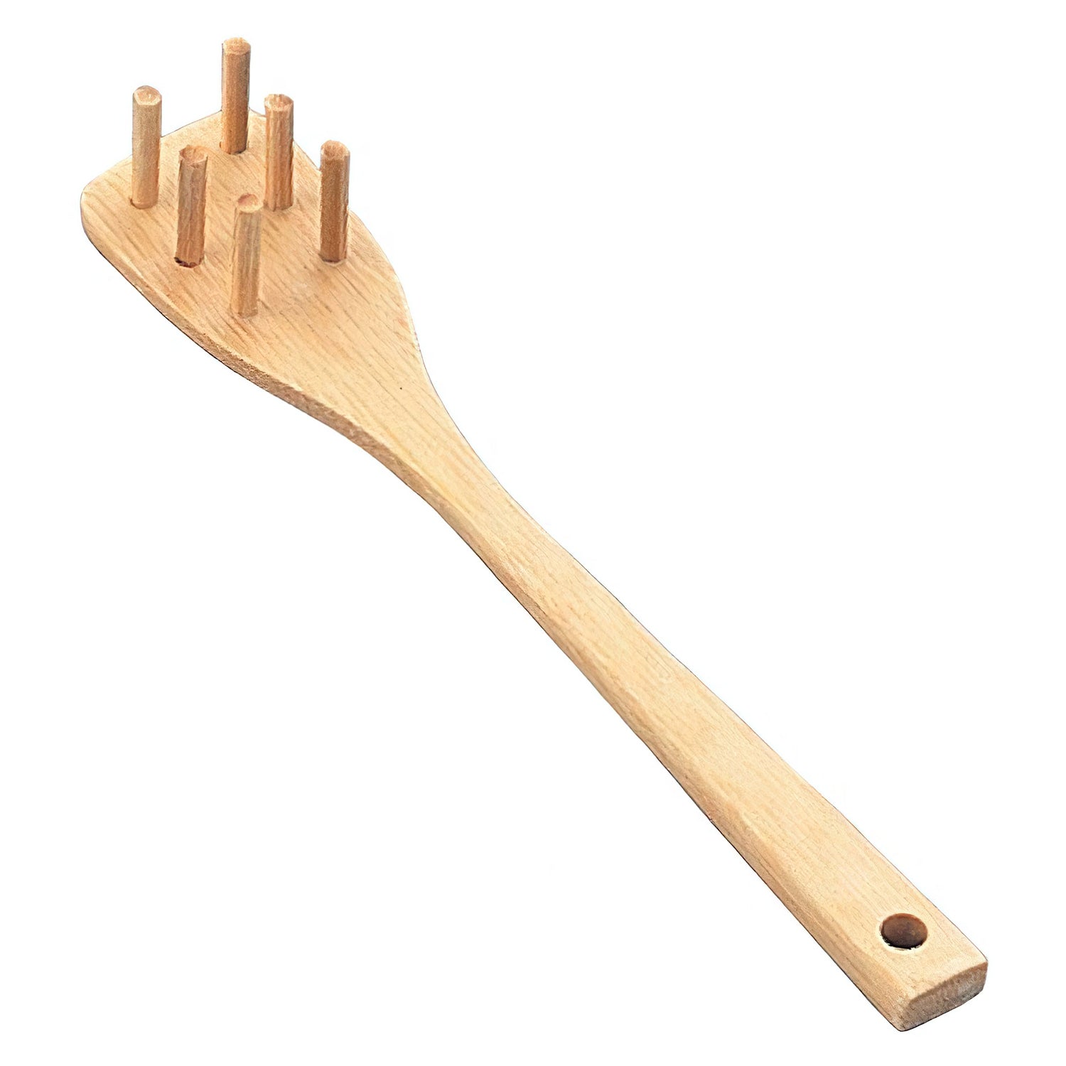 Premium Manyo Bamboo Somen Scoop - 22.3cm Japanese Noodle Strainer & Serving Spoon - Perfect for Asian Noodles, Pasta, Salad & Cooking Utensil Set