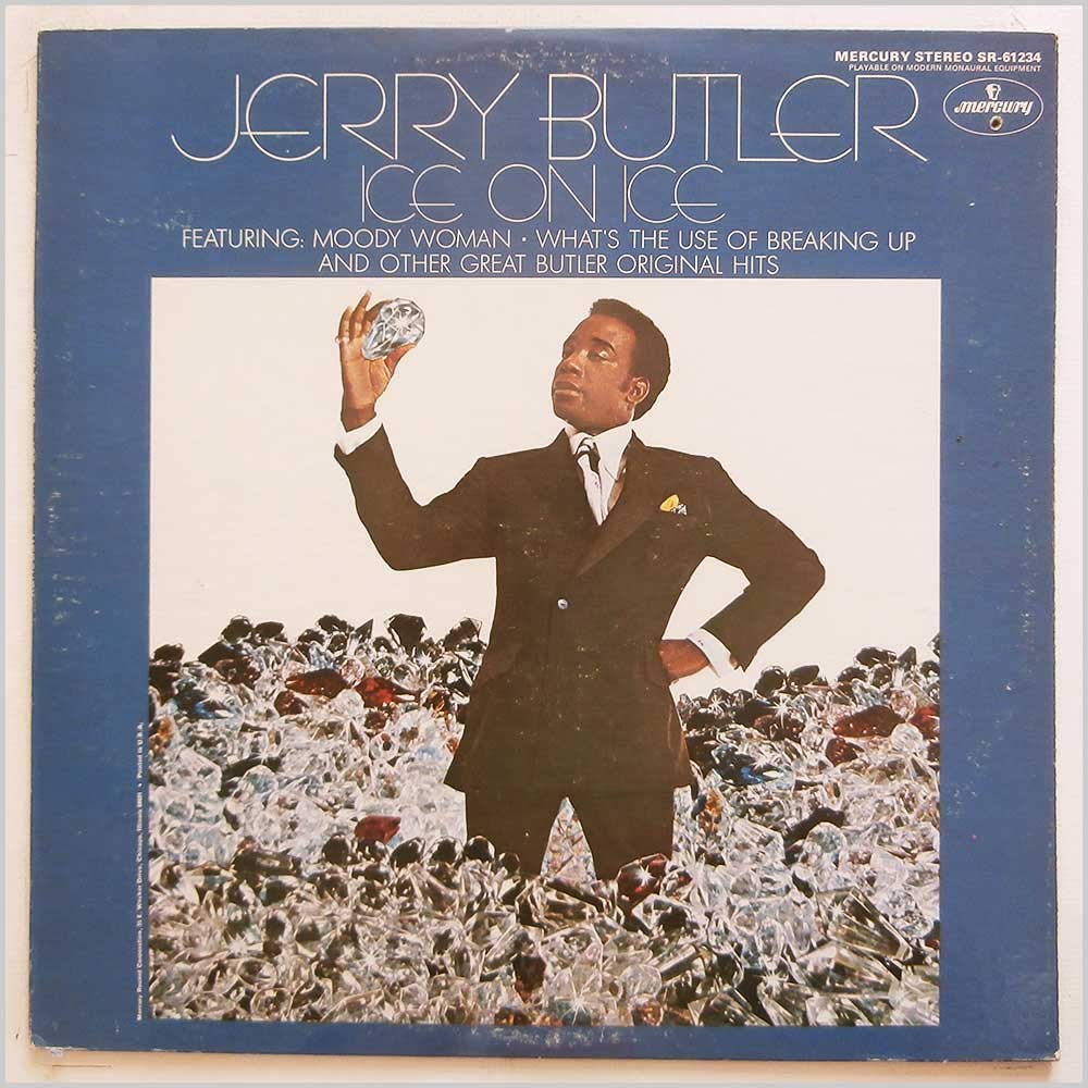 Jerry Butler Ice On Ice LP Vinyl Record 60142 - Classic Soul & R&B Music for Collectors, Perfect for Home Listening and Vinyl Enthusiasts