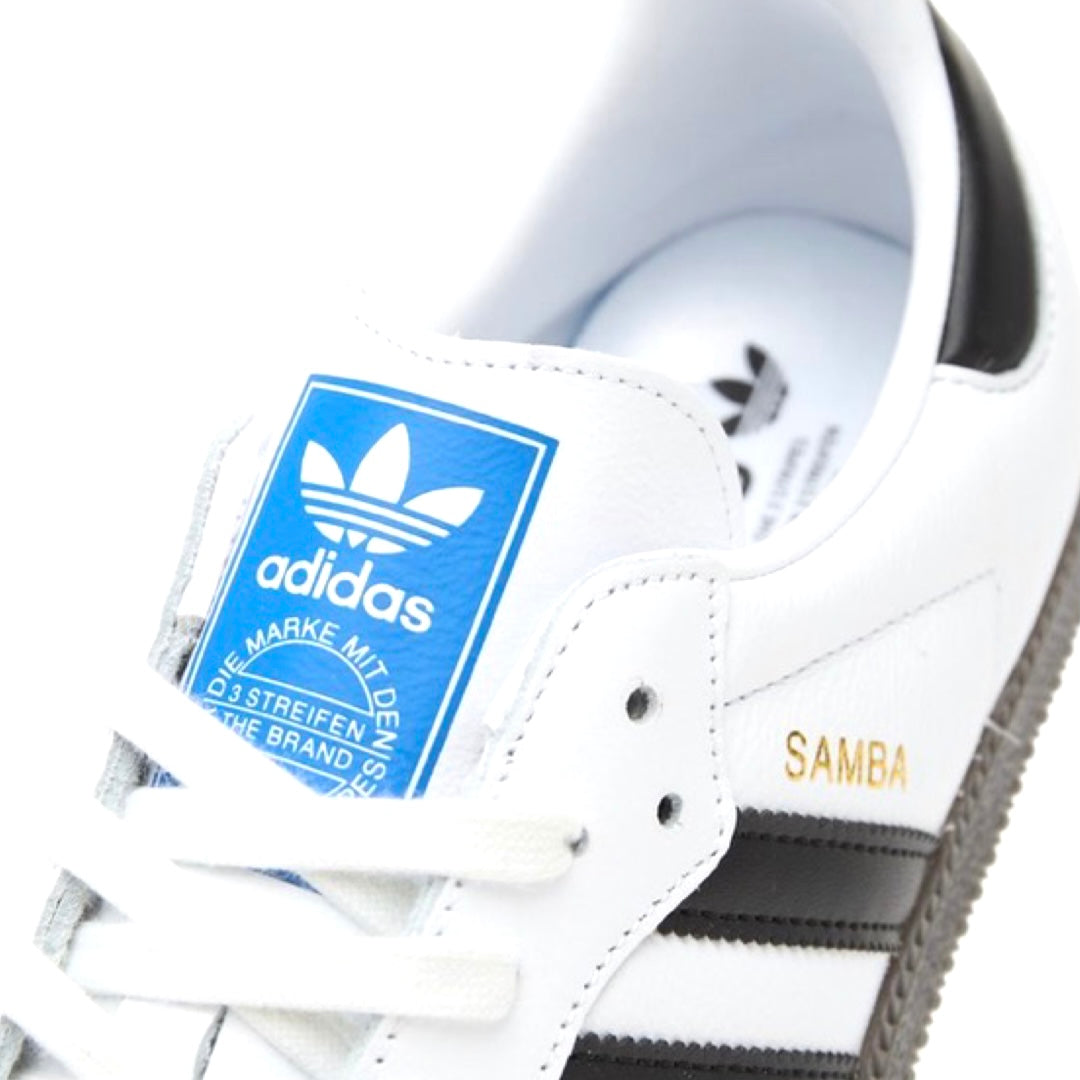 Adidas Samba OG Sneakers - Cloud White & Core Black Classic Leather Shoes for Men & Women | Perfect for Casual Wear, Street Style & Everyday Comfort