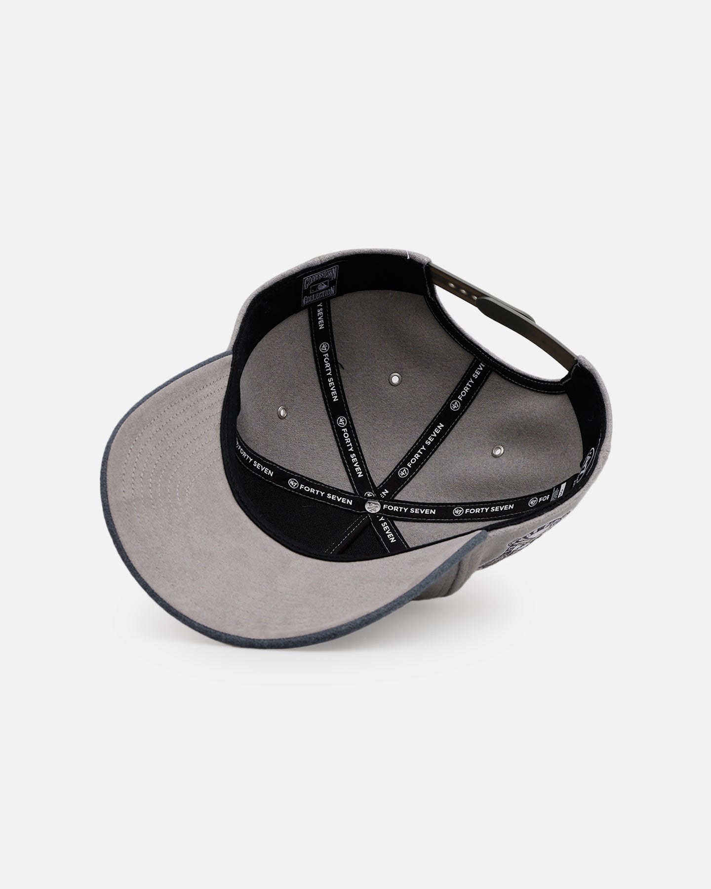 47 Brand Atlanta Braves 'Shades Of Gray' Snapback Hat - Adjustable 47 Offside Cement Baseball Cap for Men & Women - Perfect for Sports Games, Casual Wear & Fan Collections