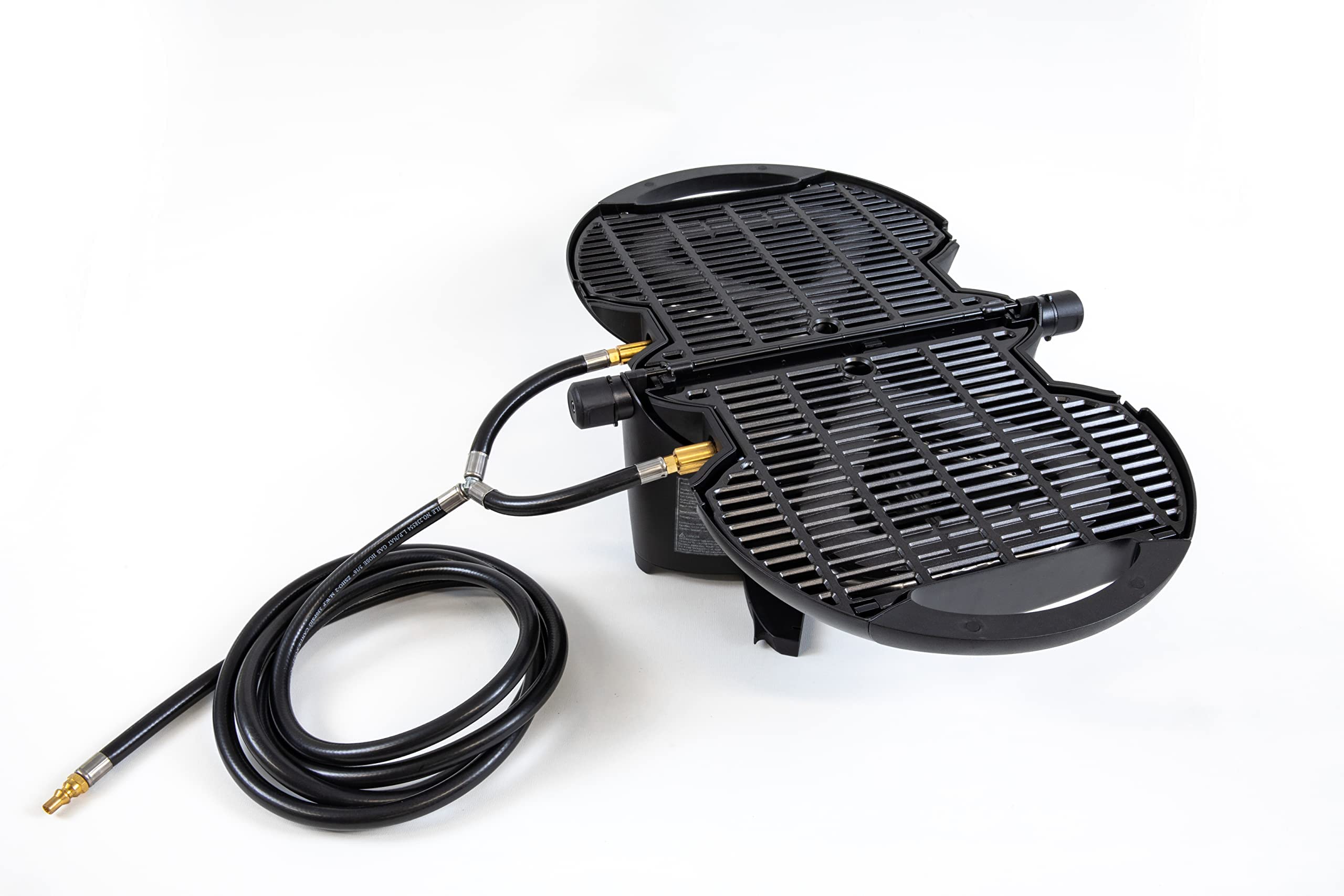 NomadiQ Portable Gas Grill and Griddle Combo with RV Hose - Perfect for Camping, Tailgating, and Outdoor Cooking Adventures