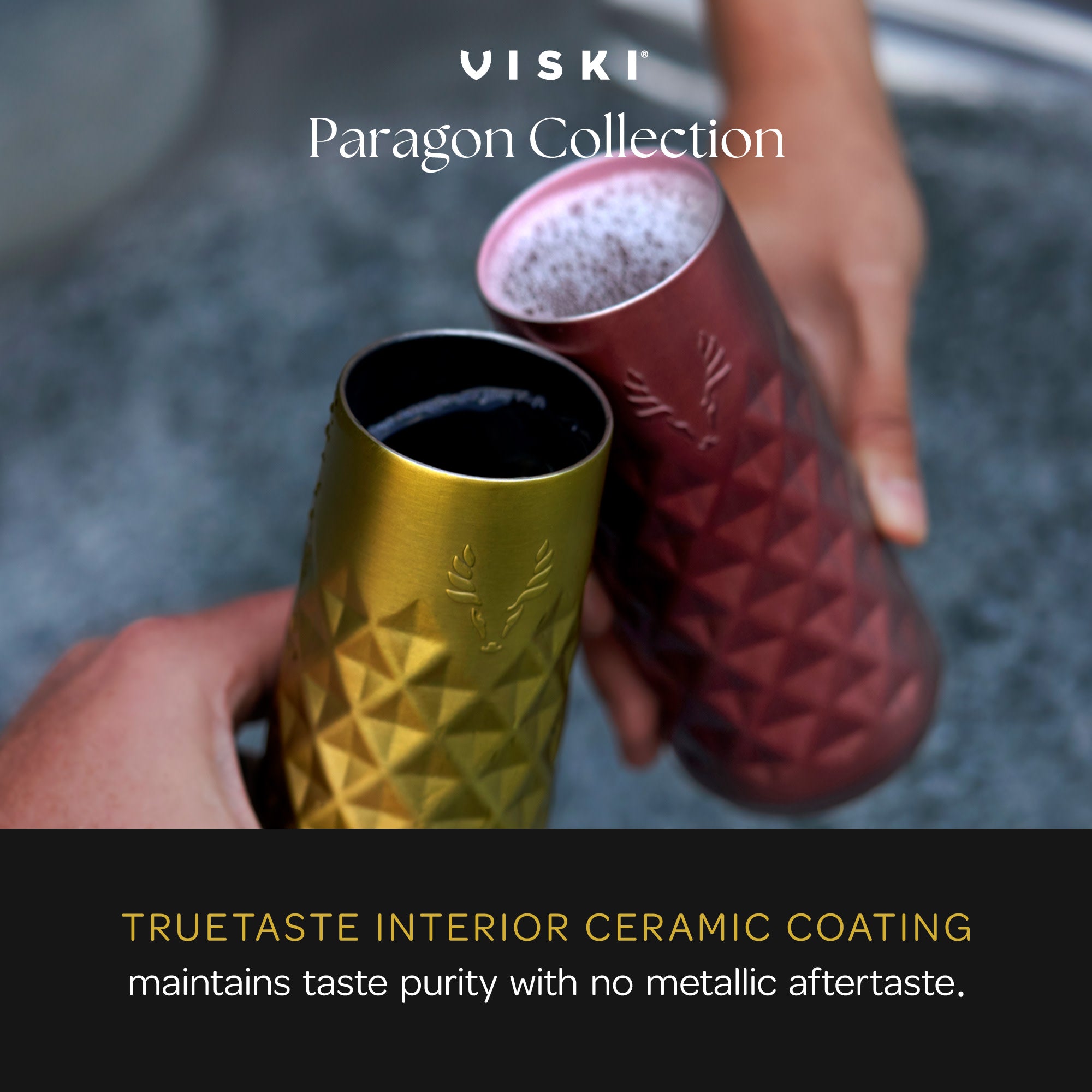 Premium Stainless Steel Champagne Flutes Set - Obsidian Black Elegant Wine Glasses for Parties, Weddings & Romantic Dinners - Dishwasher Safe & Shatterproof Crystal Alternative