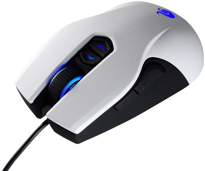 CM Storm Recon White 4000DPI Wired Gaming Mouse - Ergonomic RGB Optical Mouse for PC, Mac, Laptop - Perfect for FPS, MMO, eSports & Office Work