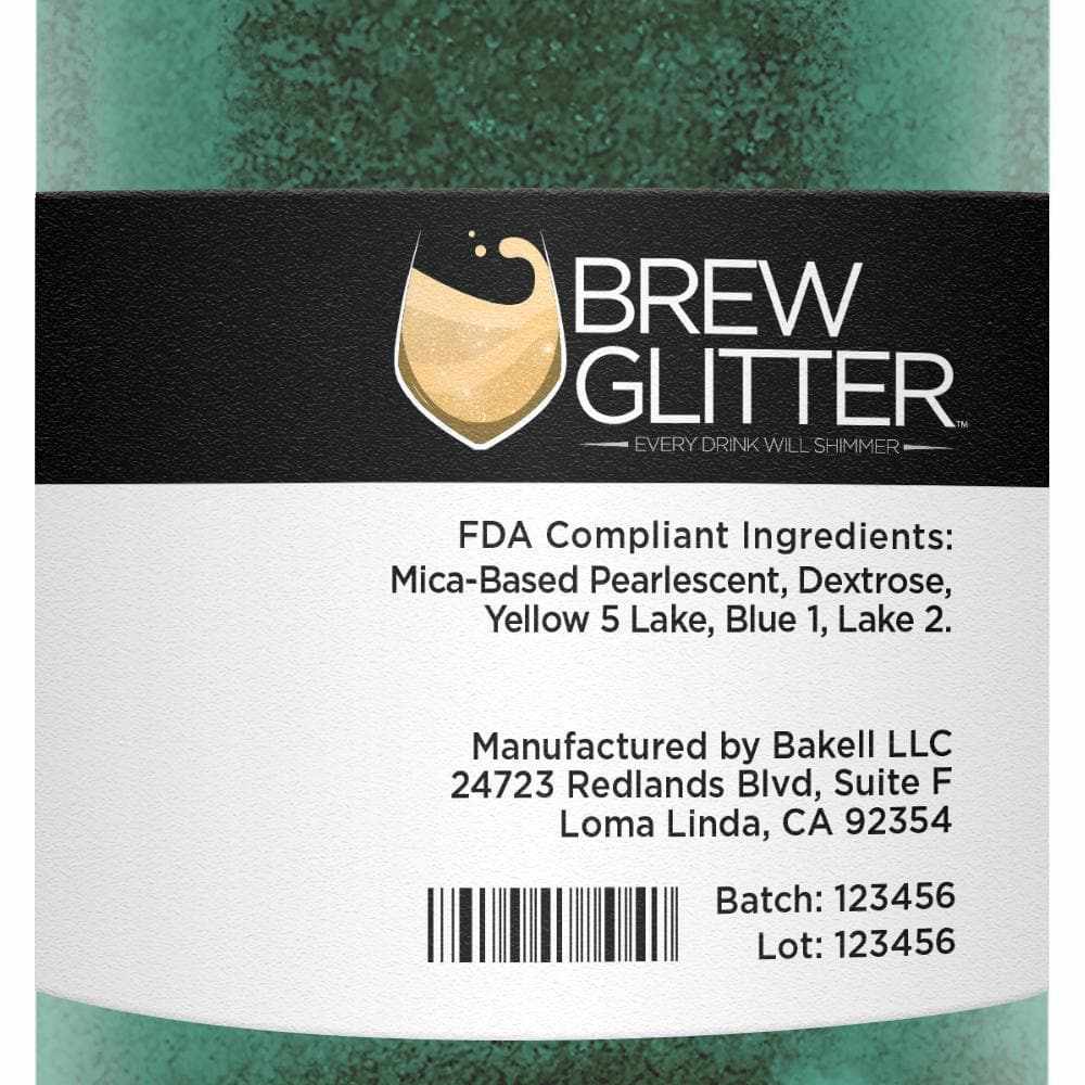 Christmas Collection Brew Glitter Combo Pack A (4 PC SET) - 50 Gram Jar - Perfect for Holiday Crafts, DIY Projects & Festive Decorations
