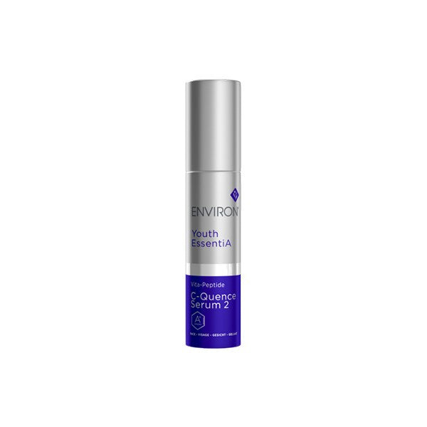 Environ Youth EssentiA Vita Peptide C Quence Serum 2 - Anti-Aging Vitamin C Face Serum for Brightening & Wrinkle Reduction | Perfect for Daily Skincare Routine & Nighttime Use