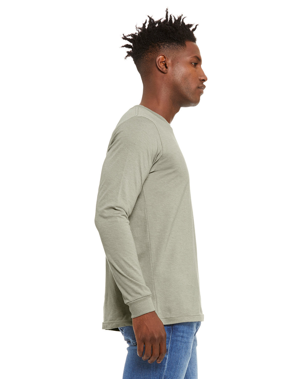 Bella + Canvas 3501CVC Unisex CVC Jersey Long Sleeve T-Shirt - Soft Cotton Blend Crewneck Tee for Men & Women - Perfect for Casual Wear, Layering, and Workout Comfort