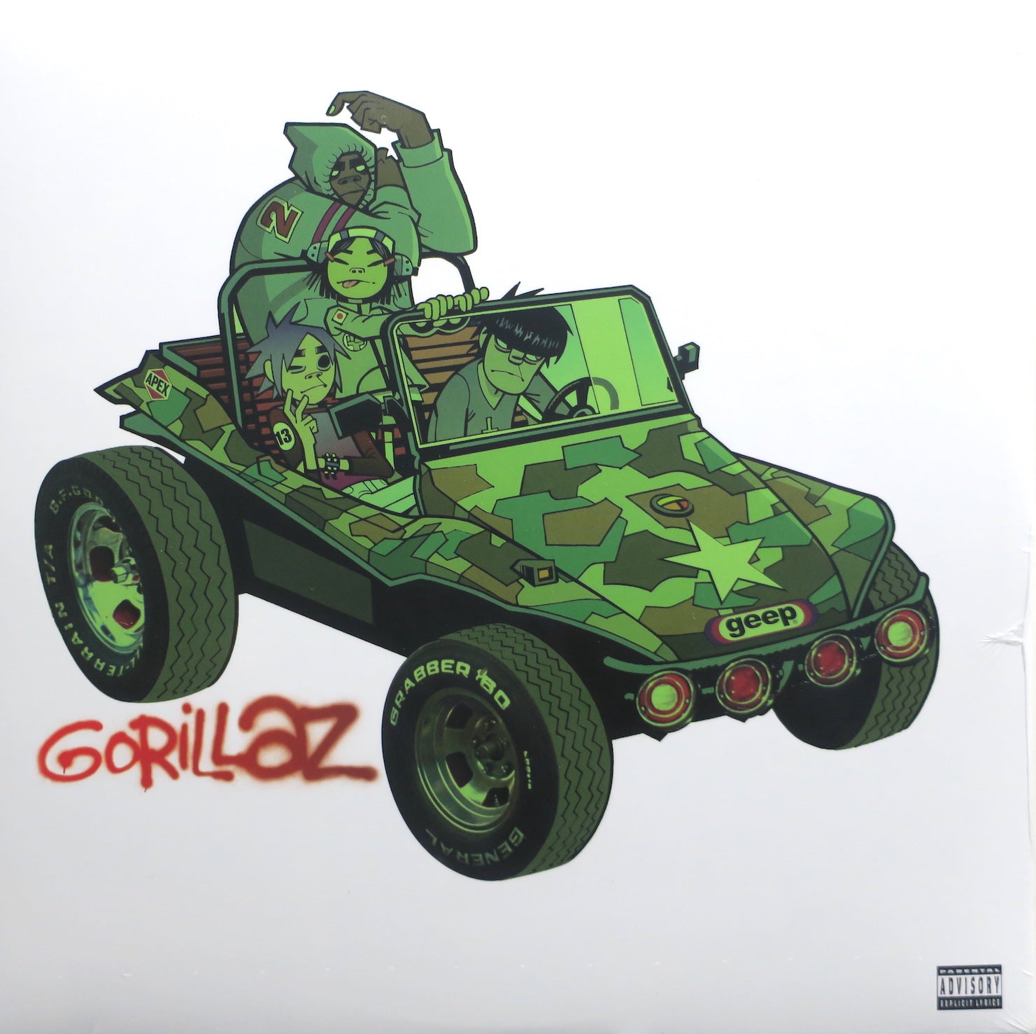 Gorillaz Debut Album Vinyl 2LP - Limited Edition Double LP Record for Music Collectors & Fans - Perfect for Home Listening & Gifts