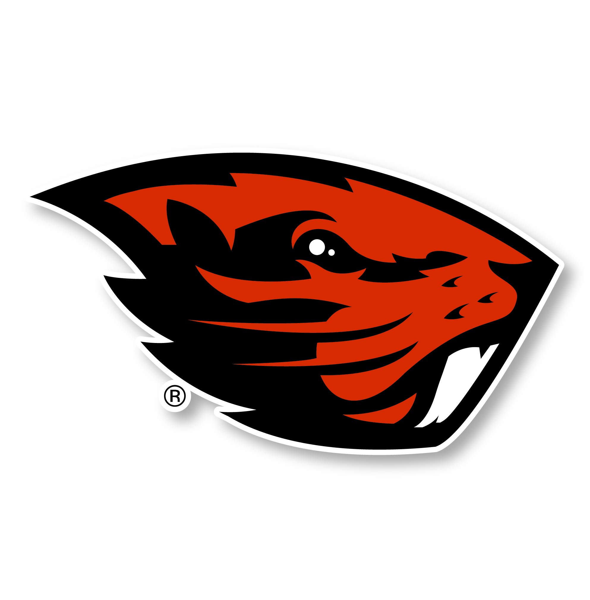 Oregon State Beavers 8 Inch Vinyl Mascot Decal Sticker 4-Pack - Officially Licensed Collegiate Stickers for Cars, Laptops, Windows & School Spirit - Perfect for Game Day, Tailgating & Dorm Decor